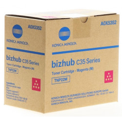 Toner magenta Konica Minolta pour Bizhub C35 (TNP22M)