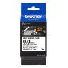 Cartouche ruban pour gaine thermorétractable Brother HSe-221E– Noir sur blanc, 9 mm - 1,5m