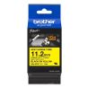 Cartouche à ruban pour gaine thermorétractable Brother HSe-631E – Noir sur Jaune, 11,2 mm 