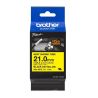 Cartouche à ruban pour gaine thermorétractable Brother HSe-651E – Noir sur Janue, 21 mm 