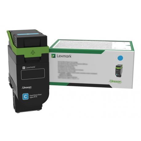 Toner Cyan Haute Capacité Lexmark pour CS531adn - CX532adwe - CX635adwe .... (8 800 pages)