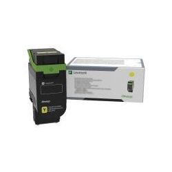 Toner Jaune Haute Capacité Lexmark pour CS531adn - CX532adwe (8 800 pages) - Standard