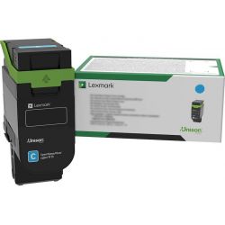Toner Cyan Haute Capacité Lexmark pour CX635adwe - CS632dwe .... (11 700 pages) - LRP
