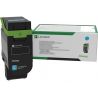 Toner Cyan Haute Capacité Lexmark pour CX635adwe - CS632dwe .... (11 700 pages) - LRP
