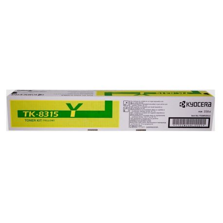 Toner jaune Kyocera Mita pour TaskAlfa 2550ci (TK8315Y)