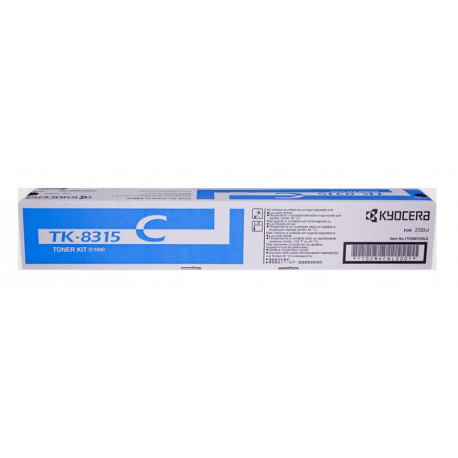 Toner cyan Kyocera Mita pour TaskAlfa 2550ci (TK8315C)