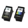 Pack 2 cartouches (1 Noir + 1 Couleur) Génériques grande capacité pour Canon pixma MG2450 / MG2550... (PG545XL + CL-546XL)