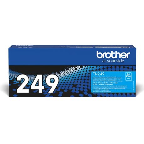 Toner Cyan Ultra Haut Rendement Brother pour MFC L8340CDW/ MFC L8390CDW (TN249C)