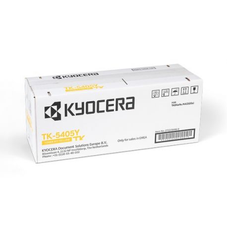 Toner Jaune Kyocéra pour TASKalfa MA3500ci ... (TK-5405Y)