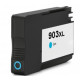 Cartouche jet d'encre Cyan générique Haute capacité pour HP Office Jet Pro 6960 / 6970 ....(N°903XL)