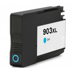 Cartouche jet d'encre Cyan générique Haute capacité pour HP Office Jet Pro 6960 / 6970 ....(N°903XL)