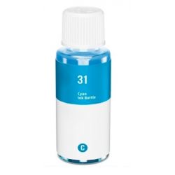 Bouteille d'encre Cyan Générique pour HP Smart TANK 555, ... (N°31)