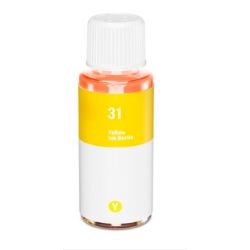 Bouteille d'encre Jaune Générique pour HP Smart TANK 555, ... (N°31)