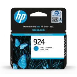 Cartouche Jet d'encre Cyan Capacité Standard HP N°924 (400 pages)