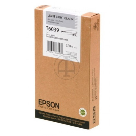 Encre pigment gris clair haute capacité Epson pour SP 7800/9800/9880