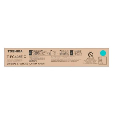 Toner Cyan Toshiba pour E-studio 2525AC / 3025AC / 2550C / 4525AC (T-FC425EC)