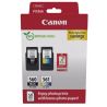 Pack de 2 Cartouches d'encre Noir et Couleur (PG-560 + CL-561) + papier Photo Canon pour Pixma TS5350, ...