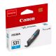 Cartouche jet d'encre Cyan Canon pour CANON Ink-Jet PIXMA TS 8750 / 8751(CLI-531C)