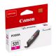 Cartouche jet d'encre Magenta Canon pour CANON Ink-Jet PIXMA TS 8750 / 8751(CLI-531M)