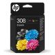 Pack de 2 cartouches noir / Couleur HP pour ENVY 6110/ 6120 ....(N°308)