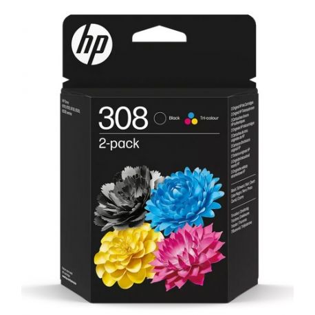 Pack de 2 cartouches noir / Couleur HP pour ENVY 6110/ 6120 ....(N°308)