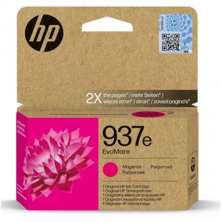 Cartouche Jet d'encre Haute Capacité HP N°937e Magenta (1 650 pages)