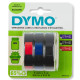 Ruban Encreur Dymo D1  9mm x 3m   Rouge / Bleu / Noir