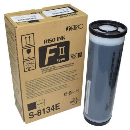 Lot de 2 Cartouches d'encre noire Riso pour RZ970-RZ1070, ... (S8134E) (S-6870E)