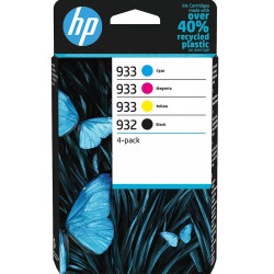 PACK 4 cartouches jet d'encre pour HP Office jet pro 6100/ 6600....(933 / 932)