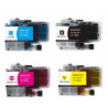 Pack économique de 4 Cartouches d'encre génériques pour Brother DCP-J1200w...