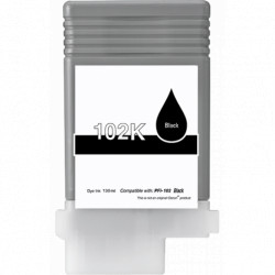 Encre noir générique pour Canon IPF500 / IPF600 / IPF700 (PFI-102BK)