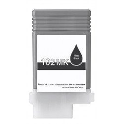 Encre noir mat générique pour Canon IPF500 / IPF600 / IPF700 (PFI-102MBK)