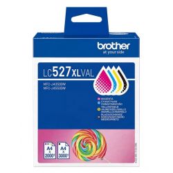 Pack 4 Cartouches d'encre Jaune Haute capacité Brother pour DCP-J4350dw, ...