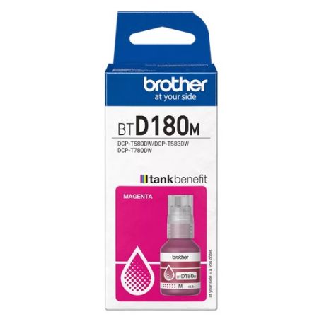 Bouteille d'encre Magenta Brother pour DCP-T583dw, DCP-T580DW, ...