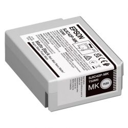 Cartouche d'encre Noir Mat Epson pour ColorWorks C4000e, ... (SJIC42P-MK)