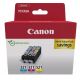 Pack d'encre 3 couleurs Canon pour Pixma ip3600 / mp540...CLI-521CMY
