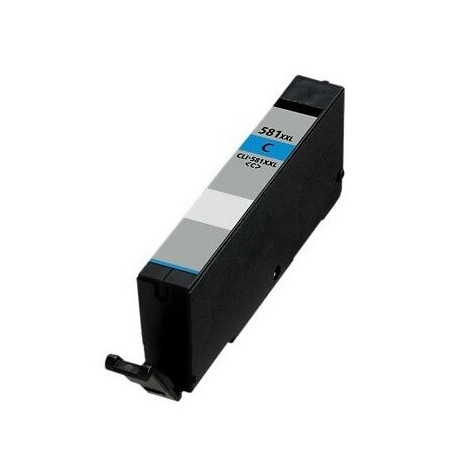 Cartouche d'encre Cyan générique très haute capacité  pour Gamme PIXMA TS8150 ...(CLI-581PB XXL)