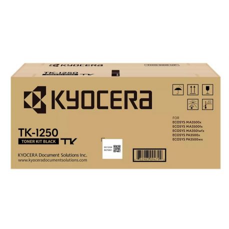 Toner Noir KYOCERA pour ECOSYS MA3500X, MA3501WFX .... (TK-1250)