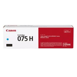 Cartouche Toner Cyan Haute Capacité CANON pour I-Sensys LBP646Cdw, ... (075HC)
