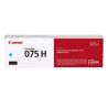 Cartouche Toner Cyan Haute Capacité CANON pour I-Sensys LBP646Cdw, ... (075HC)