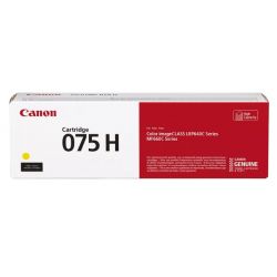 Cartouche Toner Jaune Haute Capacité CANON pour I-Sensys LBP646Cdw, ... (075HY)