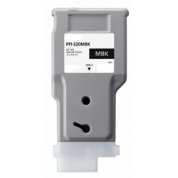Cartouche d'encre générique noire Mat pour Canon Image Prograf TM200 - TM300 ... (PFI320MBK)