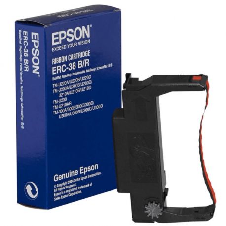 Ruban Matriciel Noir / Rouge Epson (ERC38BR )