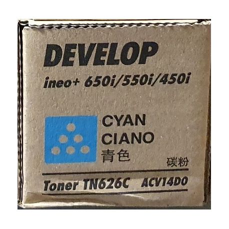 Toner Cyan Develop pour Ineo Plus 450i /550i/ 650i, ... (TN326C)