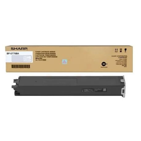 Toner Noir Sharp pour copieur BP50C26,... (BP-GT70BA)