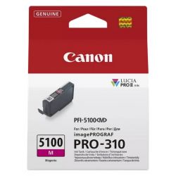 Cartouche Jet d'encre Magenta CANON pour Imprimante imagePROGRAF PRO-310 (PFI5100M)