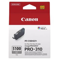 Cartouche Jet d'encre Gris CANON pour Imprimante imagePROGRAF PRO-310 (PFI5100GY)