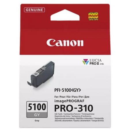 Cartouche Jet d'encre Gris CANON pour Imprimante imagePROGRAF PRO-310 (PFI5100GY)
