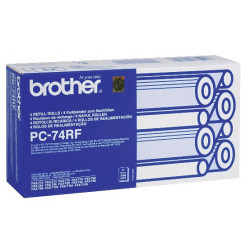 Ruban Thermique Noir Brother PC 74RF (par 4)