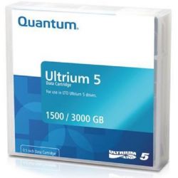 Cartouche de sauvegarde Quantum LTO 5 - 1,5 To en natif et 3 To en compressée